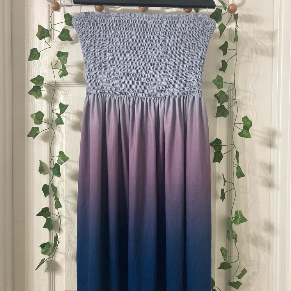 Women Strapless Tube Short Dress size M - Picture 3 of 4